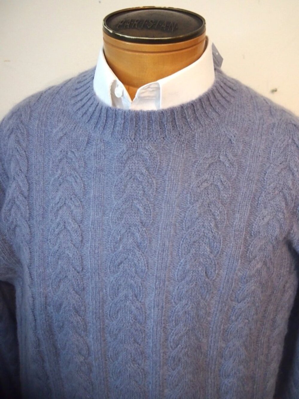 NWT!! Todd Snyder Brushed Exploded Cable Crewneck Dusty Lavender - L